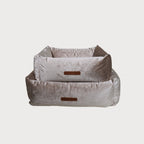 SAPPHIRE Marble Velvet Orthopedic Dog Bed