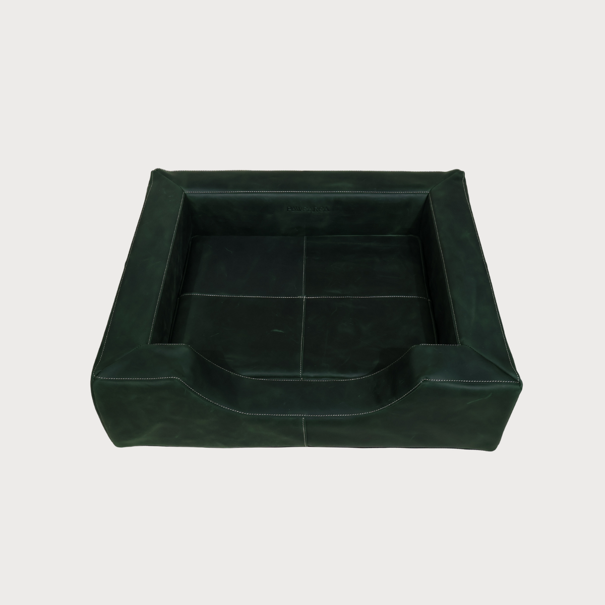HERITAGE Full Grain Leather Dog Bed