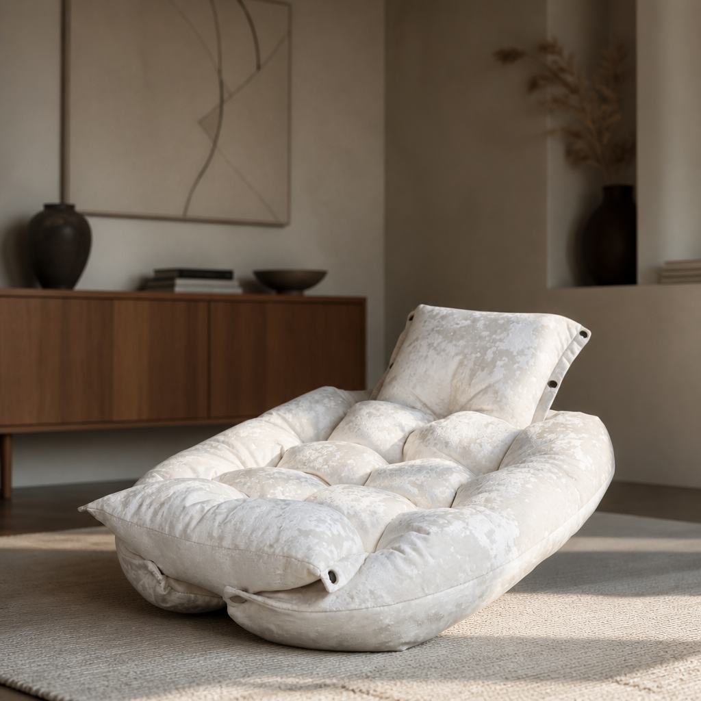 MALIBU Marble Velvet 2-in-1 Dog Bed