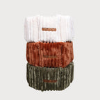 CHARLES Striped Velvet Dog Bed