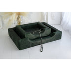 HERITAGE Full Grain Leather Dog Bed