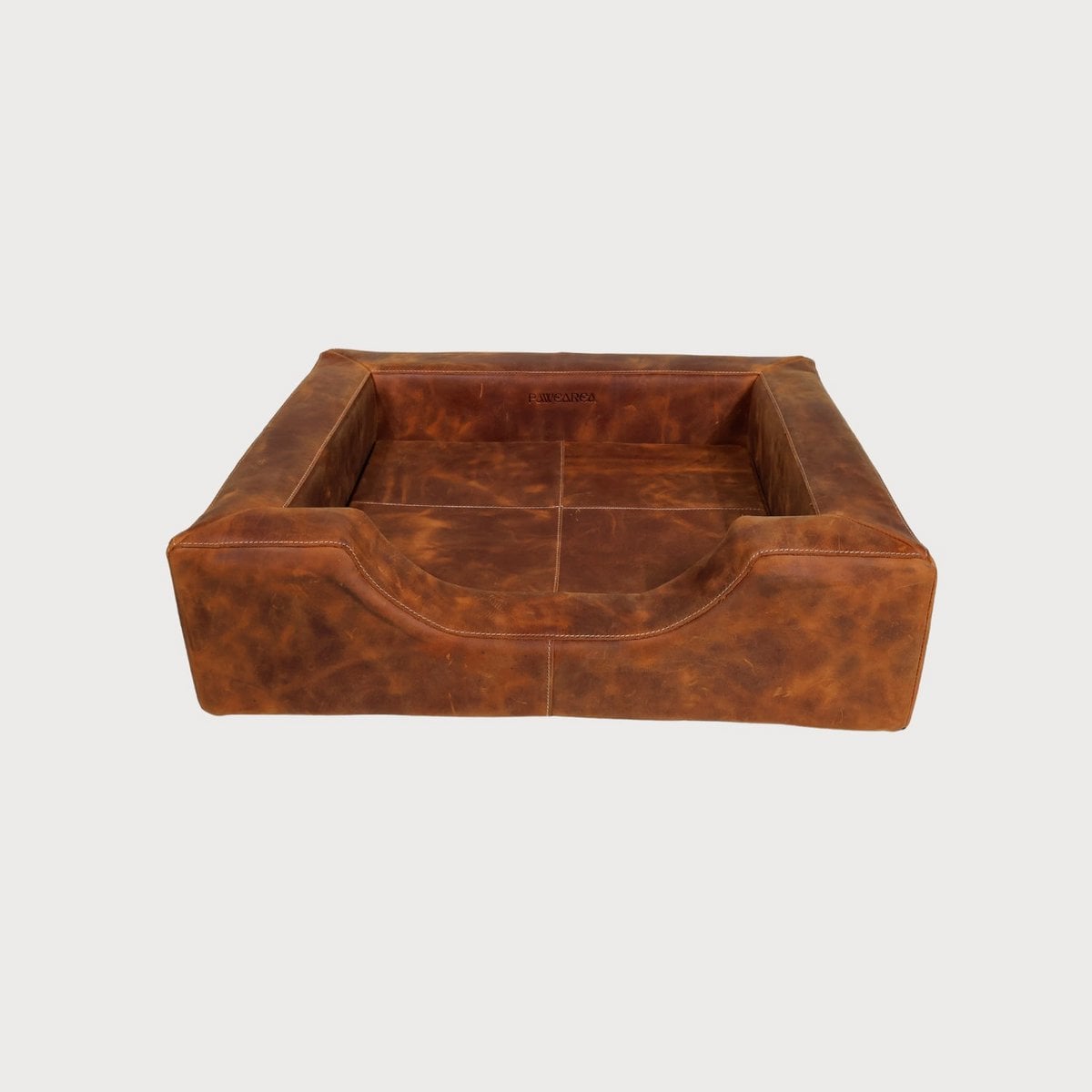 HERITAGE Full Grain Leather Dog Bed