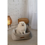 SAPPHIRE Marble Velvet Orthopedic Dog Bed