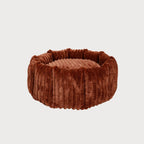 CHARLES Striped Velvet Dog Bed