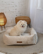 SAPPHIRE Marble Velvet Orthopedic Dog Bed