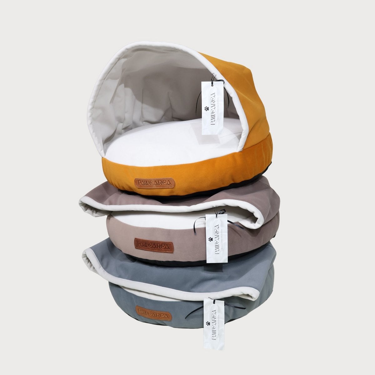 Cama para perros nido M, terrac wht