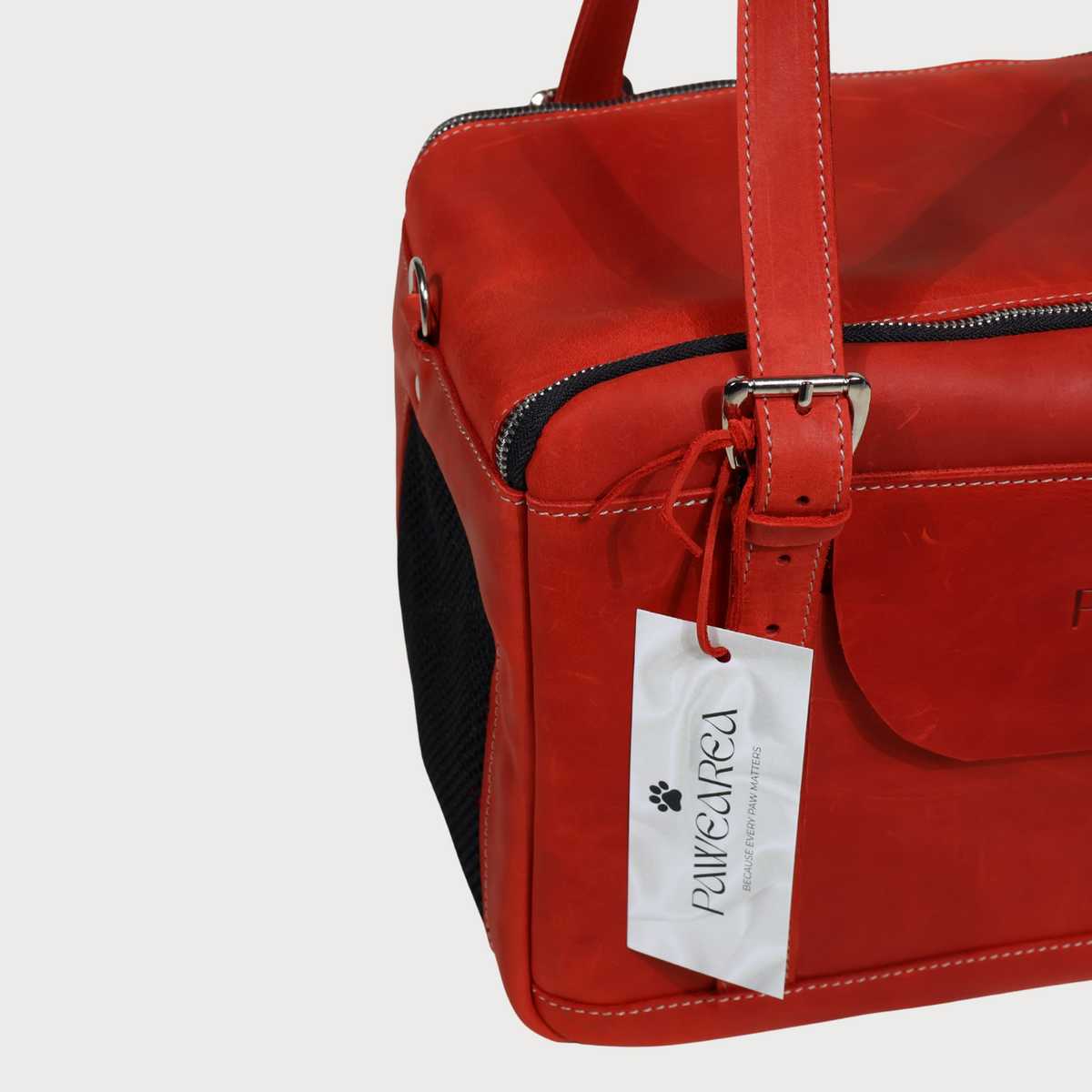 LEATHER PET CARRIER Genuine Leather Travel Bag