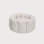 CHARLES Striped Velvet Dog Bed