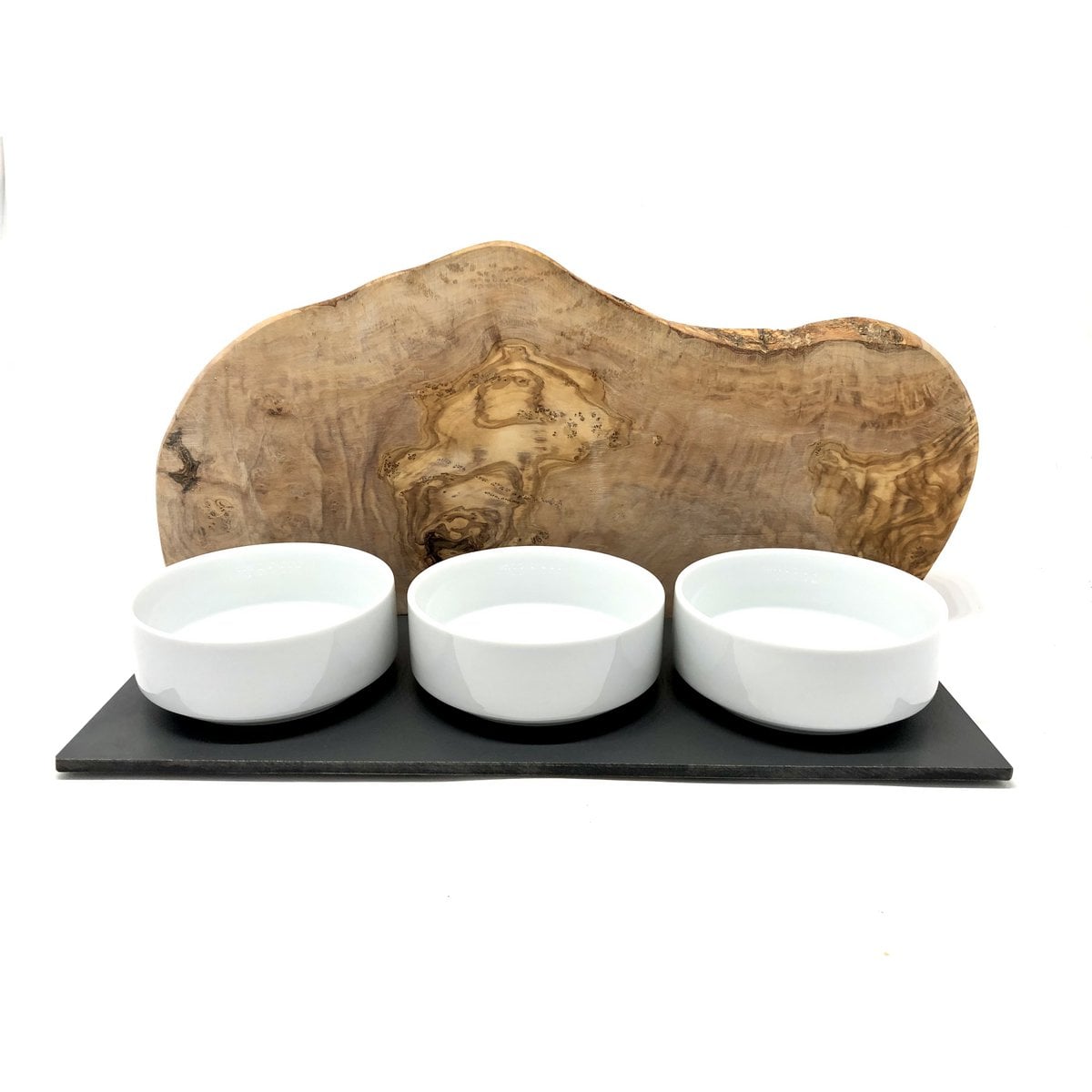 CATS ONLY Olive Wood Feeding Station