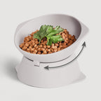 Elevated Adjustable Silicone Cat Bowl