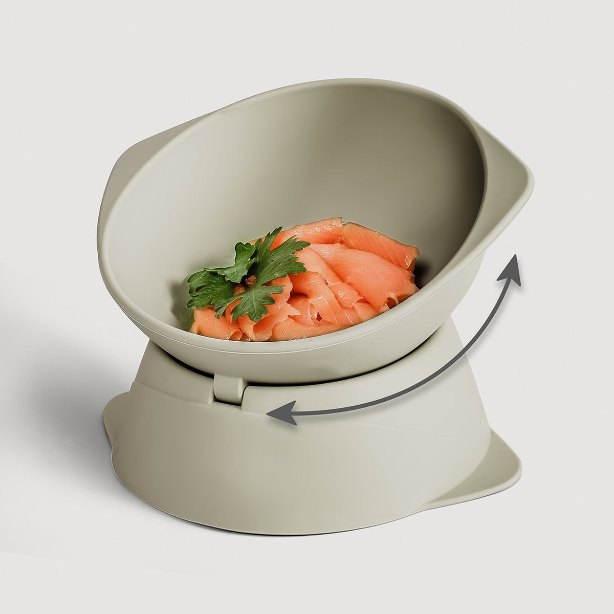 Elevated Adjustable Silicone Cat Bowl