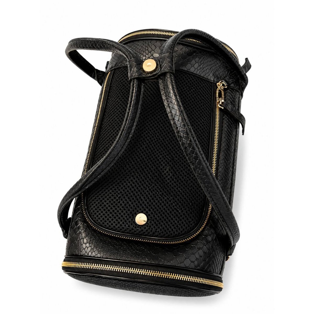 PYTHON Luxury Airline Leather Pet Carrier
