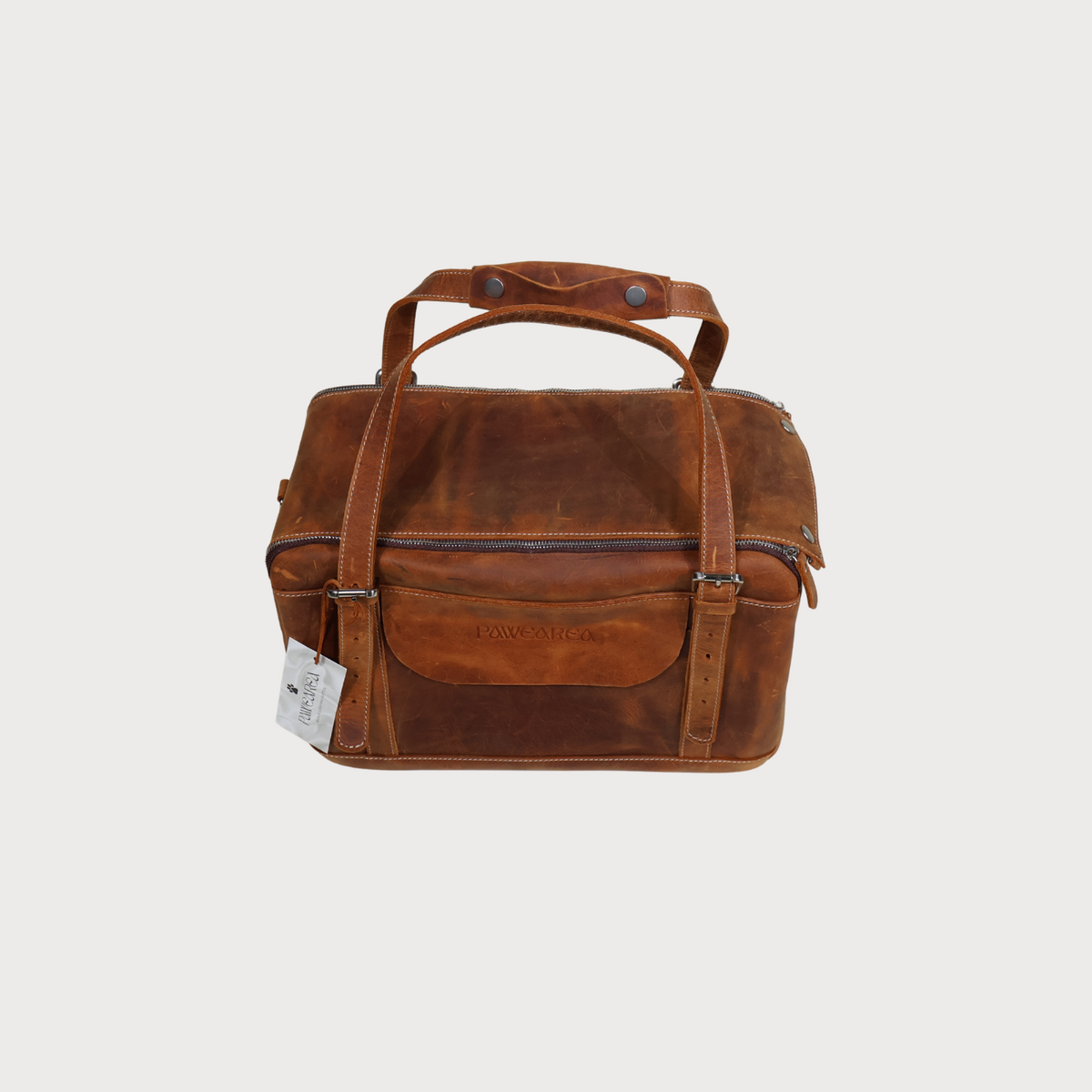 LEATHER PET CARRIER Genuine Leather Travel Bag