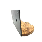 CATS ONLY Olive Wood Feeding & Drinking Station
