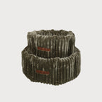 CHARLES Striped Velvet Dog Bed