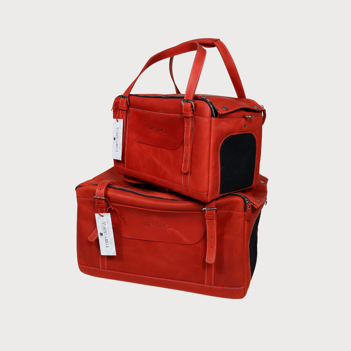 LEATHER PET CARRIER Genuine Leather Travel Bag