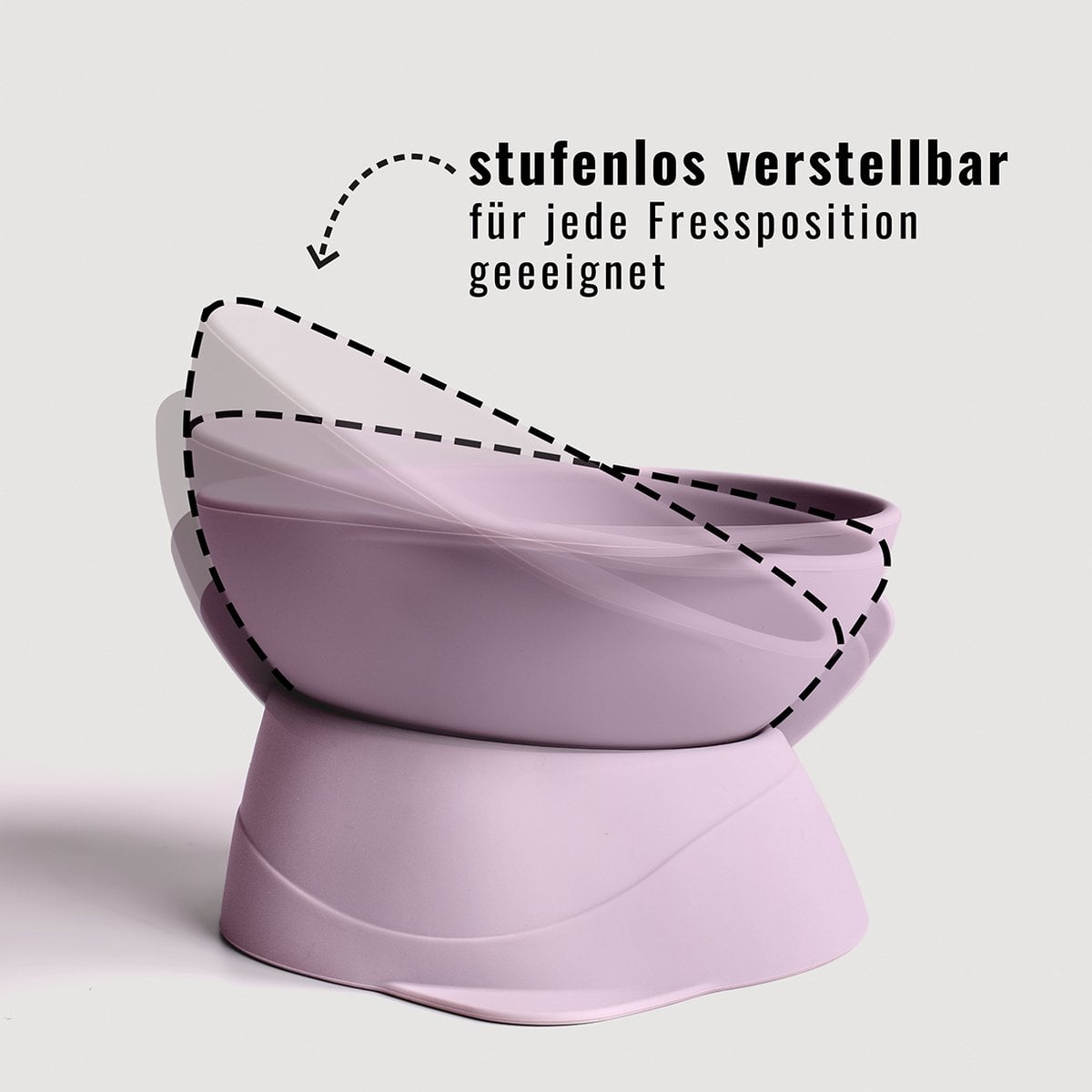 Elevated Adjustable Silicone Cat Bowl