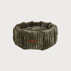 CHARLES Striped Velvet Dog Bed
