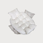 MALIBU Marble Velvet 2-in-1 Dog Bed