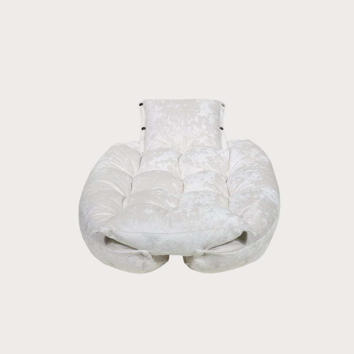 MALIBU Marble Velvet 2-in-1 Dog Bed
