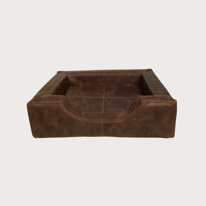 Cama para perros de piel de plena flor HERITAGE