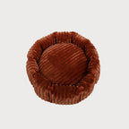 CHARLES Striped Velvet Dog Bed
