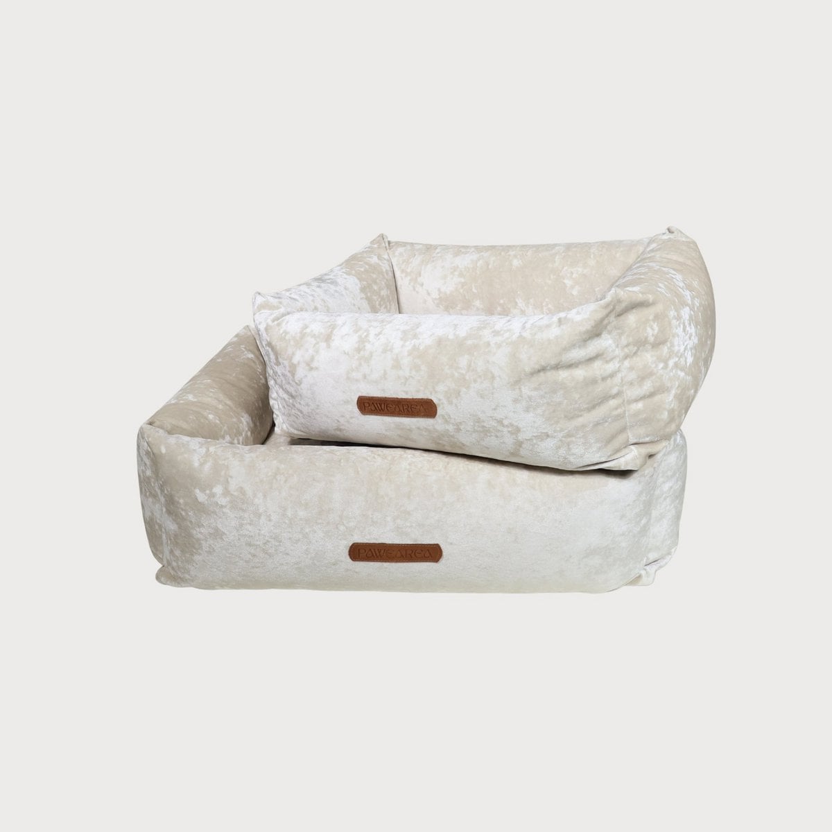 SAPPHIRE Marble Velvet Orthopedic Dog Bed