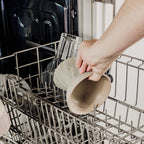 NE & NO Elevated Ceramic Cat Bowl Stone Look