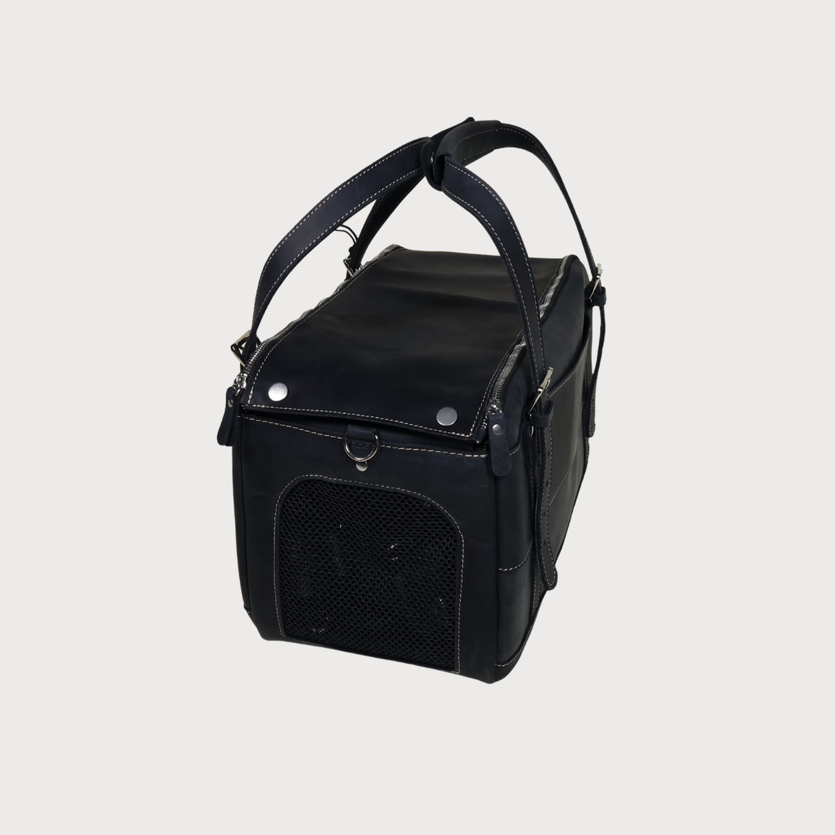 LEATHER PET CARRIER Genuine Leather Travel Bag